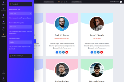 Advance Thumbnail Settings - WPS Team Plugin
