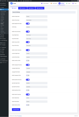 General Settings - WPS Team Plugin